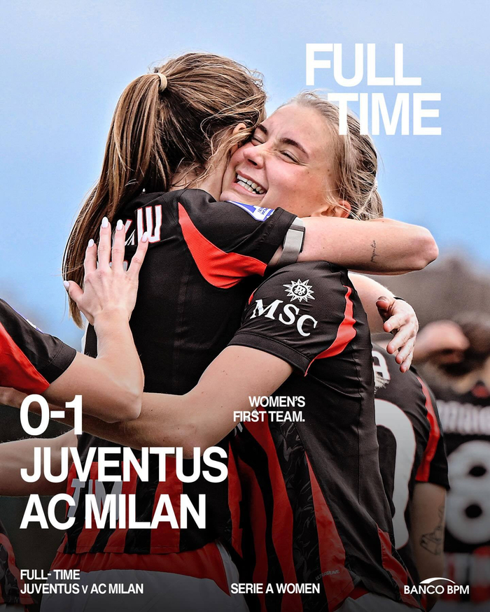 真人娱乐-米兰女足客场1比0力克尤文图斯|AC米兰|女足联赛|意甲|尤文图斯女足|ac米兰_新浪体育_新浪新闻