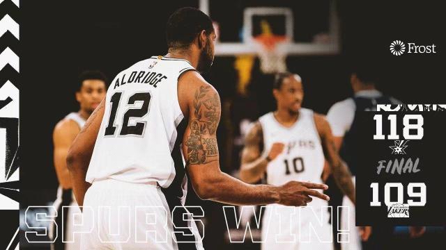 真人娱乐-阿德回归状态神勇  马刺飚三分胜湖人信心猛增